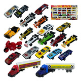 Kit 25 Mini Carrinhos De Ferro Miniatura De Carro