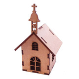 Kit 25 Mini Igrejinha Igreja Capela Mdf Batizado Crisma