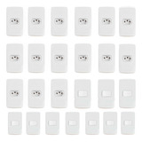 Kit 25 Peça Casa Completa Tomada 20a Interruptor Margirius