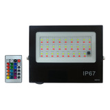 Kit 25 Refletores Led 200w 16 Cores Colorido Controle Ip67