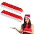 Kit 25 Toucas Gorro De Natal Papai Noel Vermelha Tradicional