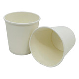 Kit 250 Copos De Papel 120ml Sustain Talge Eco Cor Branco