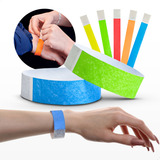 Kit 250 Unidades Pulseiras Identificação Eventos Festa
