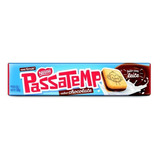 Kit 25x Biscoito Recheado Chocolate Passatempo Nestlé 130g