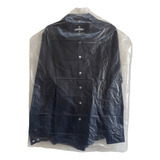 Kit 25x Capa Cabide Roupa Terno Camisa Blusa Ombreira 62x85 Cor Transparente