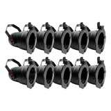 Kit 25x Refletor Par38 Com Plug Macho fêmea Pé Bandoor