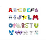 Kit 26 Pelúcias Do Alfabeto Lore Bonecos 20cm Pronta Entrega