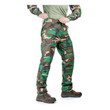 Kit 2calças Ripstop Camuflada Masculina Com Cintura Elastica