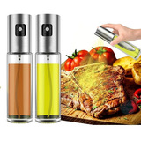 Kit 2pcs Spray Porta Azeite vinagre Aço Inox Sem Desperdício