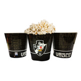 Kit 2un Balde Pipoca Grande 2 5l Time Escudo Vasco Oficial