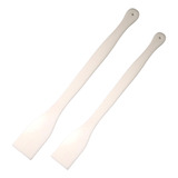 Kit 2un Colher Plana Cervejeira Caldeirão Polietileno 60cm