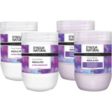 Kit 2un Creme Esfoliante Hidratante Pés E Mãos Dágua Natural