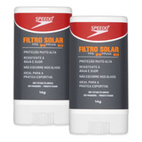 Kit 2un Protetor Solar Fps 96 E Facial Corporal Speedo 14g