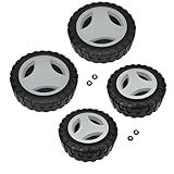 Kit 2un Roda Maior E Roda Menor Compatível Com Cortador De Grama Tramontina CE35P 78795718 78795711