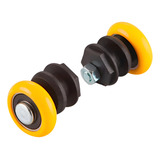 Kit 2un Roldana Regulável Porta Janela Box De Vidro 8 10mm