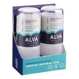 Kit 2und Desodorante Stick Alva Cristal Natural Vegano 120g