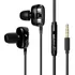 Kit 2und Phone Black Rck Com Fio - Qualidade Extrema Bass Cor Preto - Qualidade Premium Luz Sem Luz