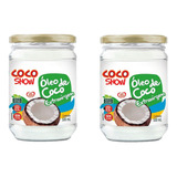 Kit 2uni Óleo De Coco Extravirgem Coco Show 500ml Copra