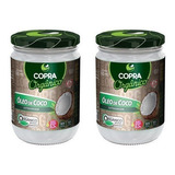 Kit 2uni Óleo De Coco Orgânico Extravirgem 500ml Copra