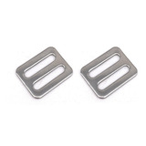 Kit 2x Adjustador Inox 25 Mm Capota Maritima Toldo Barco