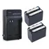 Kit 2x Bateria Np-f970 F960 + Carregador Led 7200mah Yn600
