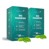 Kit 2x Bio Magnésio Puravida 60
