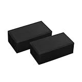 Kit 2x Bloco Tijolo De Yoga E Pilates EVA Alta Densidade 500g Bloquinho Funcional RPG Fitness Fisioterapia Suporte Alinhamento