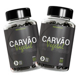 Kit 2x Carvão Vegetal Ativado Suplemento Alimentar 60 Cáps