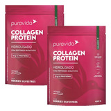 Kit 2x Colágeno Protein Pura Vida Collagen Verisol 450g Sabor Berries