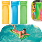 Kit 2x Colchão Inflável Para Piscina Colorido 183cm