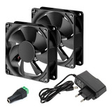 Kit 2x Fan Cooler 80x80x25mm Micro