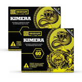 Kit 2x Kimera Thermo Pack 120 Comps 120 G Termogênico Iridium Labs Sabor Sem Sabor