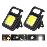 Kit 2x Mini Lanterna Refletor Led