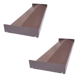 Kit 2x Moldes Aço Forma Chapéu Muro Pingadeira 20cm X 1 0m