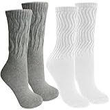 Kit 2X Pares Meia Cano Médio Feminina Aeróbica Esportiva Ref 4910 Selene 34 A 39 Mescla Branco 