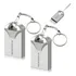 Kit 2x Pen Drive 64gb Mini Chaveiro Usb 2.0 Metal Resistente