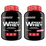 Kit 2x Waxy Whey 2kg Bodybuilders Chocolate E Morango