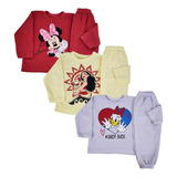 Kit 3 Abrigo Princesas Inverno Soft Infantil De Frio Menina