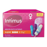 Kit 3 Absorventes Intimus Interno Super 8 Unidades Cada