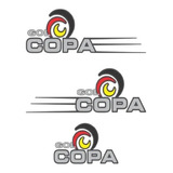 Kit 3 Adesivos Gol Copa