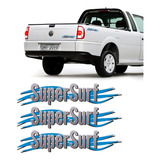 Kit 3 Adesivos Super