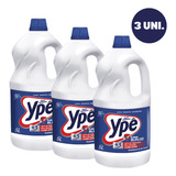 Kit 3 Água Sanitária Ypê Galão 5 Litros Cloro Ativo Limpeza