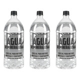 Kit 3 Águas Desmineralizadas Radiador Bateria Máquinas 1 L Cor Incolor