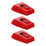 Kit 3 Agulhas Sjn68 Vitrola Toca Disco Teac Gf 550 Usb