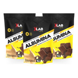 Kit 3 Albumina Premium 1kg Xlab Proteina massa Muscular