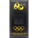 Kit 3 Álbuns Para 17 Moedas Das Olimpíadas Rio 2016 Estojo