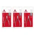 Kit 3 Alicates Cutícula 522 Classic Profissional - Mundial 