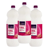 Kit 3 Alvejante Com Cloro Qualitá Floral 2 Litros