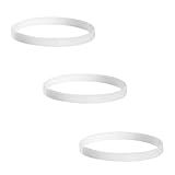Kit 3 Anel De Vedação Silicone Para Liquidificador Nutri Ninja Junta Borracha Para Substituição De Anel Branco Substituição Para Ninja Auto Iq Pro Extractor Ct680 Bl456 30 Bl480 Bl681A Bl682