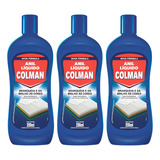 Kit 3 Anil Líquido Colman Branqueador E Brilho Roupa 200ml